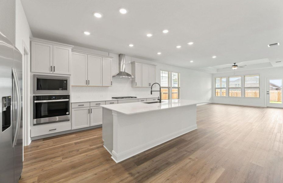 Furnished interior view inside a new home in Santa Rita Ranch, Liberty Hill (Image 10).