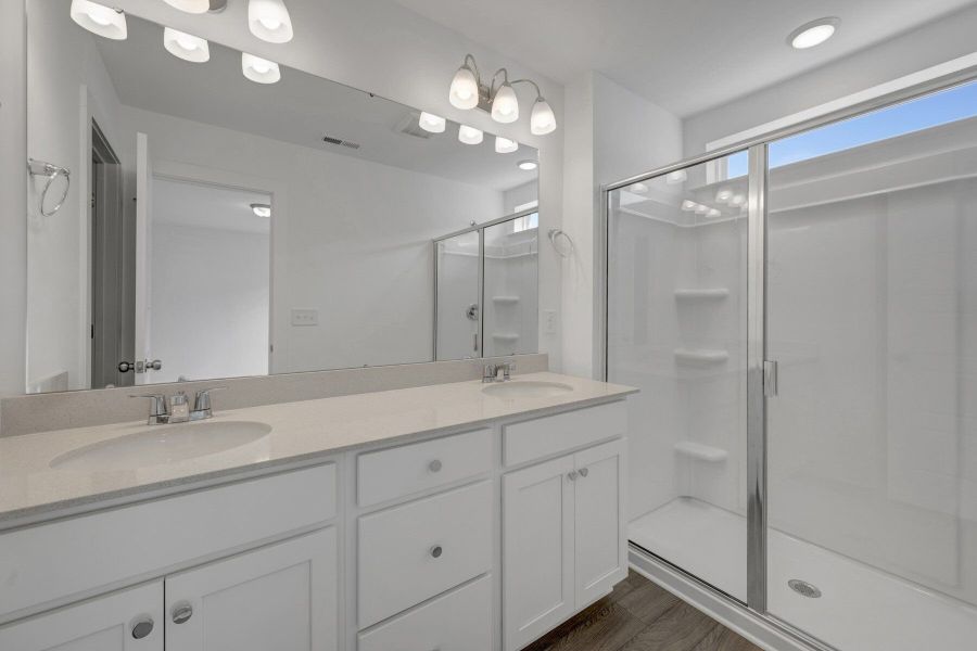 Furnished interior view inside a new home in Powell, Angier (Image 12).