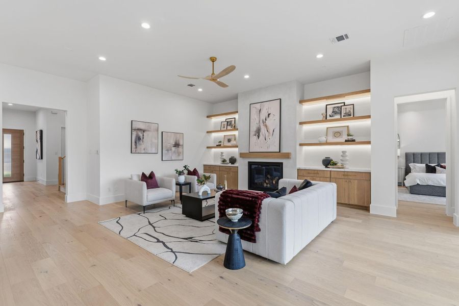 Furnished interior view inside a new home in , Houston (Image 17).