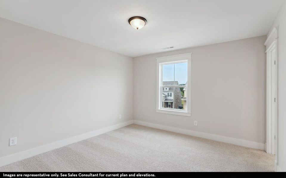 Spacious, unfurnished interior of a new home in Aden Woods, Nashville (Image 38).