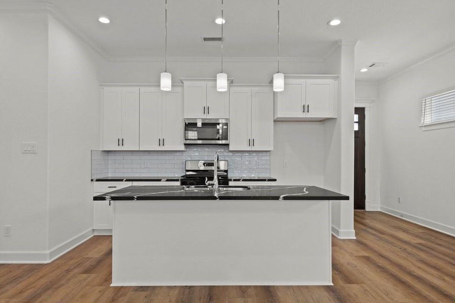 Furnished interior view inside a new home in , Houston (Image 4).