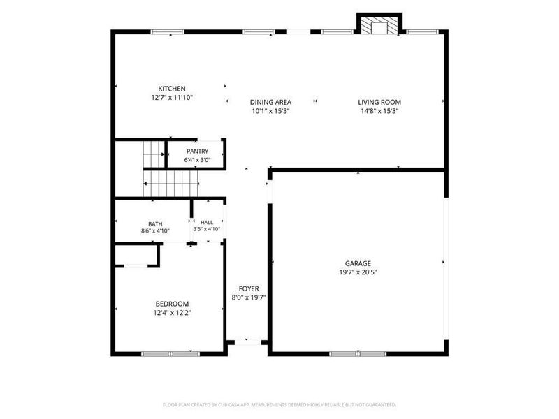 2D floor plan layout of this home in , Mansfield, GA (Image 5).