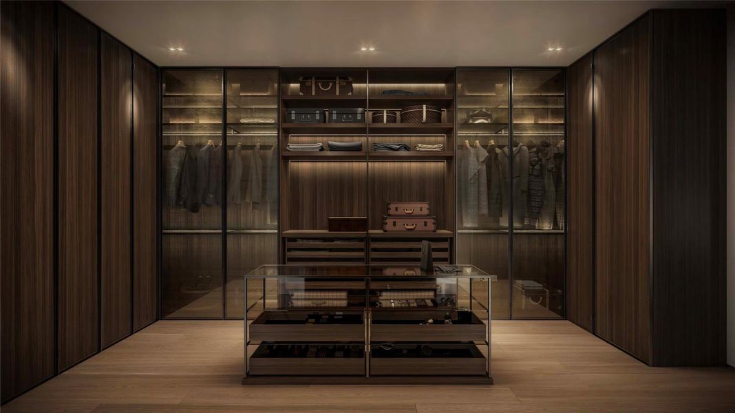 Furnished interior view inside a new home in Four Seasons Private Residences Lake Austin, Austin (Image 12).