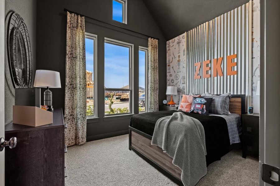 Furnished interior view inside a new home in Lariat, Liberty Hill (Image 38).