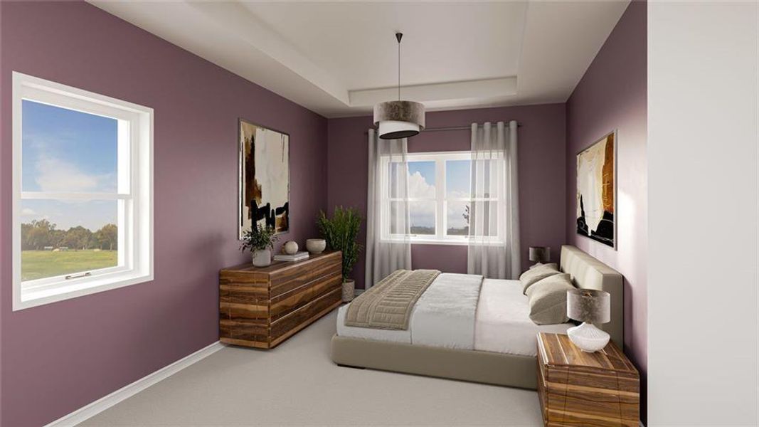 Furnished interior view inside a new home in Fairington, Cartersville (Image 4).