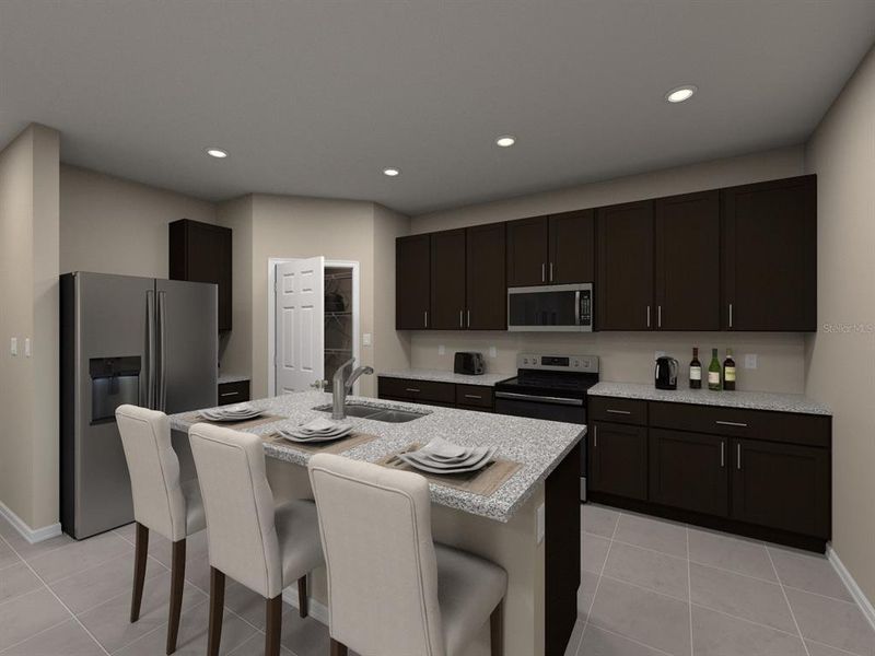 Furnished interior view inside a new home in Magnolia Bay - Classic Series, Nokomis (Image 5).