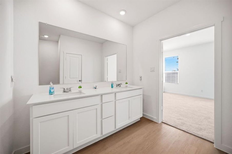 Furnished interior view inside a new home in Prairie View, Ennis (Image 11). Furnished interior view inside a new home in Prairie View, Ennis (Image 11).