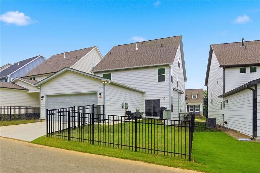 Front exterior of a new home in Marble Tree, Ball Ground, GA, highlighting curb appeal (Image 23).