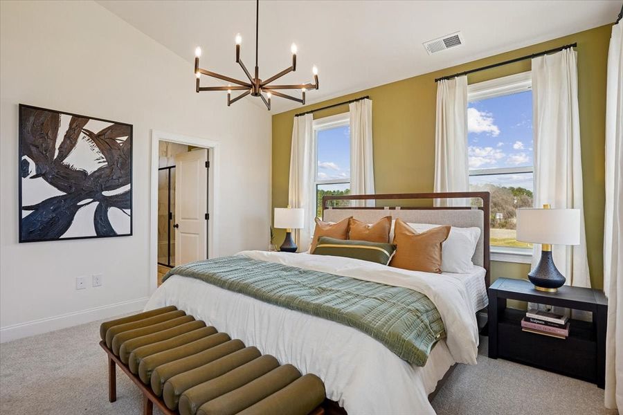 Representative furnished interior of a home built from the Pamlico by Caruso Homes in Midtown Rows, Fuquay Varina (Image 17). Representative furnished interior of a home built from the Pamlico by Caruso Homes in Midtown Rows, Fuquay Varina (Image 17).