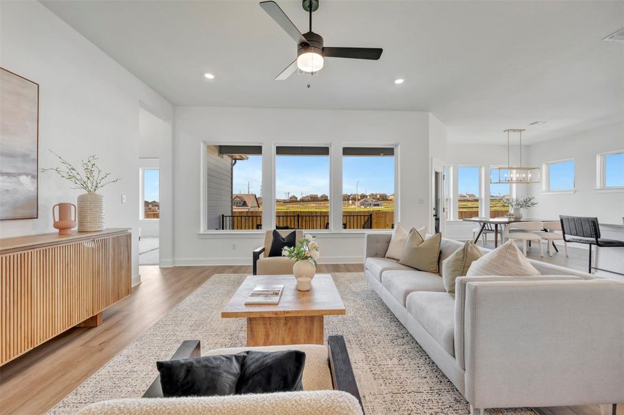 Family Room - Dining Area (Staged)