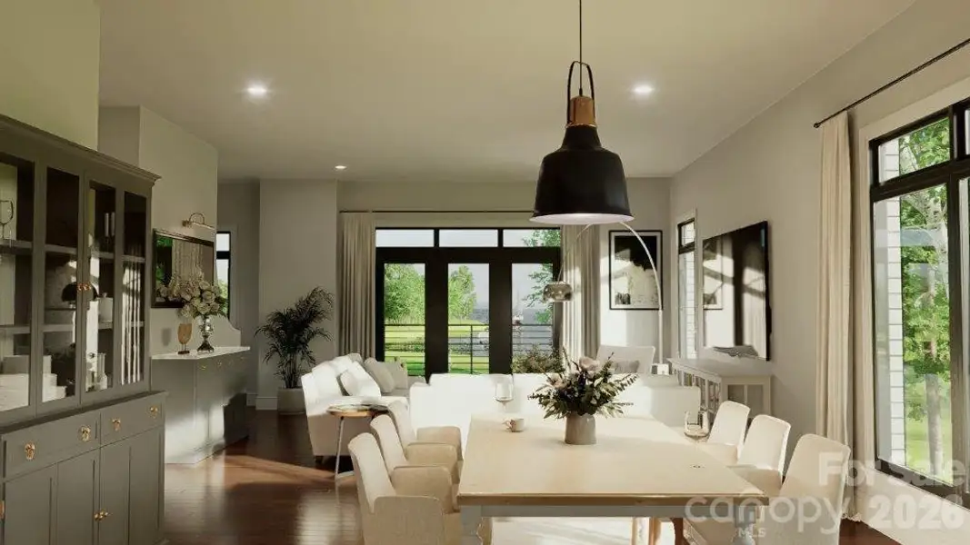 Furnished interior view inside a new home in , New London (Image 8).