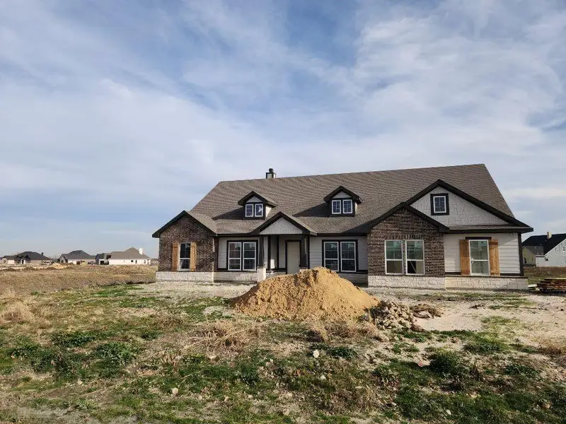 In-progress construction of a new home in Rocky Top, Krum, TX (Image 6).