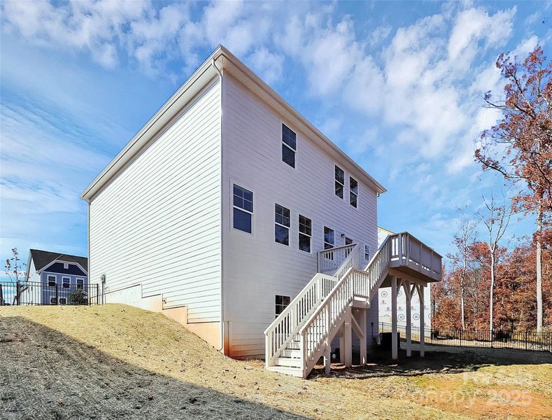 Exterior details and patio area of a home in , Monroe (Image 3). Exterior details and patio area of a home in , Monroe (Image 3).