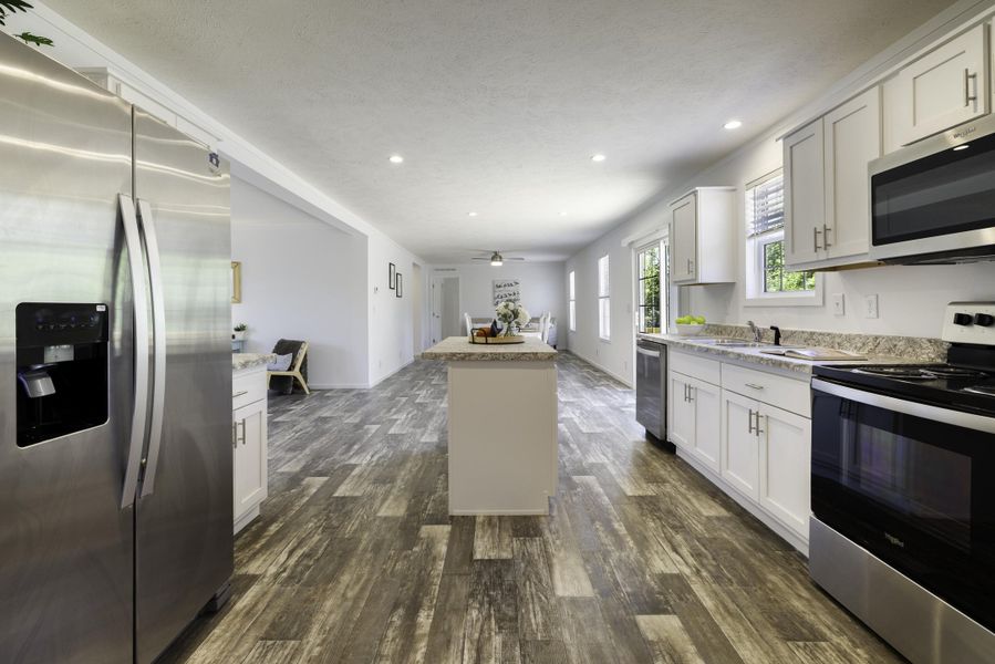 Furnished interior view inside a new home in , Cross (Image 11). Furnished interior view inside a new home in , Cross (Image 11).