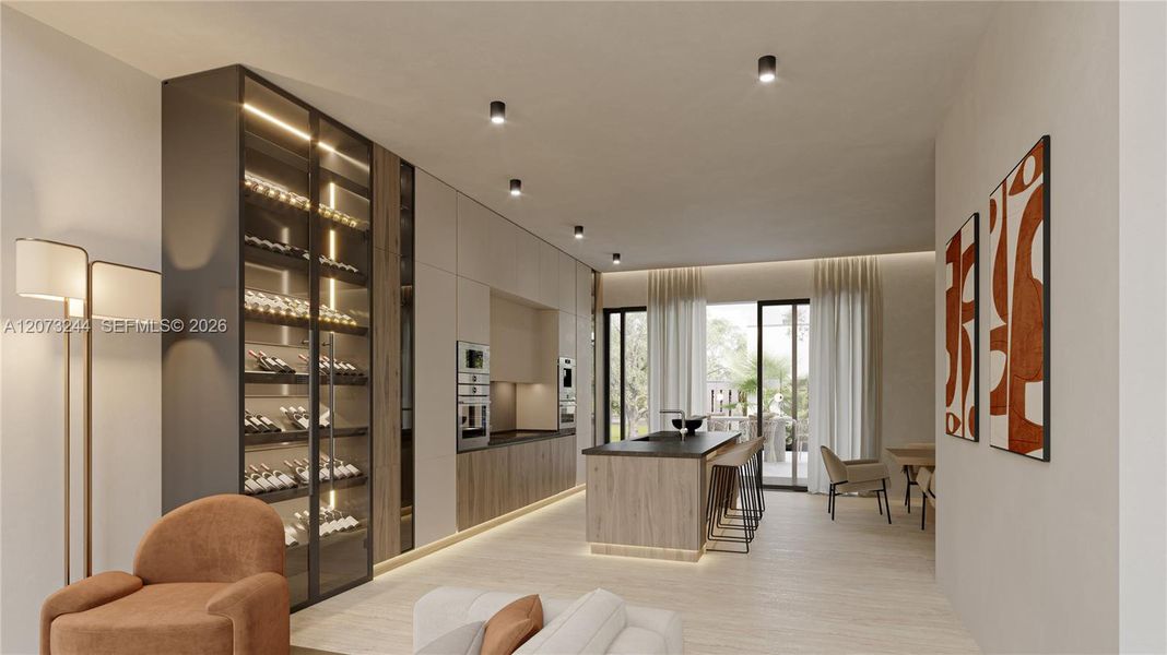 Furnished interior view inside a new home in , North Bay Village (Image 15).