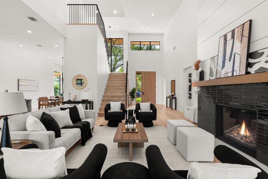 Furnished interior view inside a new home in , Austin (Image 6).