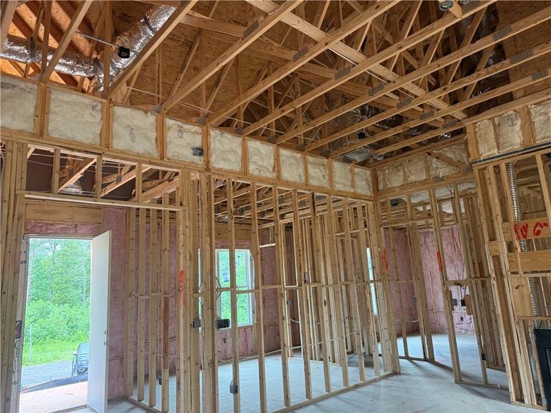 In-progress construction of a new home in Blue Mountain Creek, Morganton, GA (Image 4). In-progress construction of a new home in Blue Mountain Creek, Morganton, GA (Image 4).