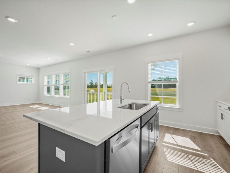 Furnished interior view inside a new home in The Coves at Lakes of Cane Bay II, Summerville (Image 7).