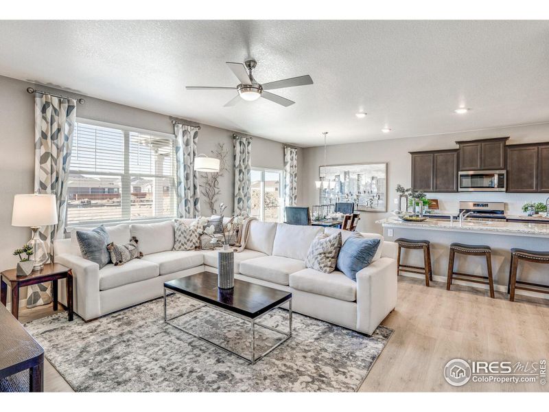 Furnished interior view inside a new home in Hansen Farm, Fort Collins (Image 28).