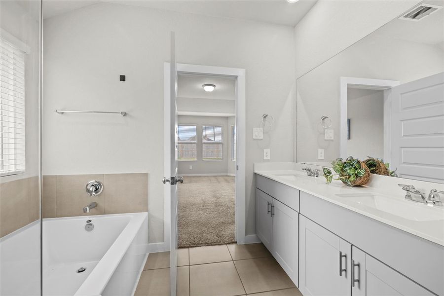 Furnished interior view inside a new home in Wall Street Village, Richmond (Image 14).