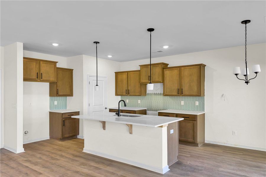 Furnished interior view inside a new home in Brownstone Park, Easley (Image 3).