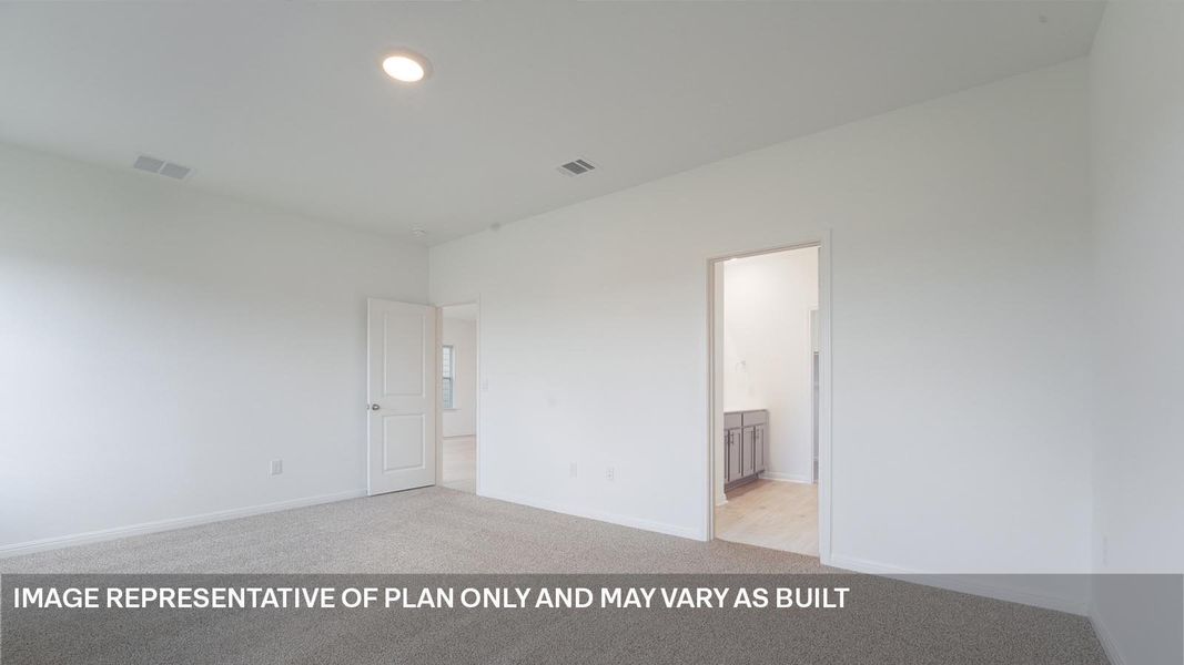 Spacious, unfurnished interior of a new home in Prairie Lakes, Buda (Image 13).