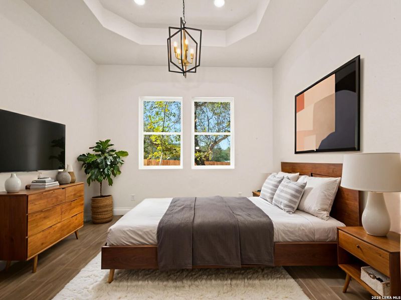 Furnished interior view inside a new home in , Elmendorf (Image 17).