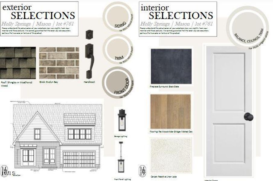 Design selections
