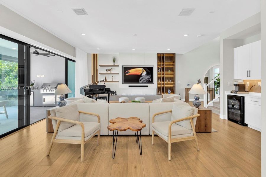 Furnished interior view inside a new home in , Boca Raton (Image 53).
