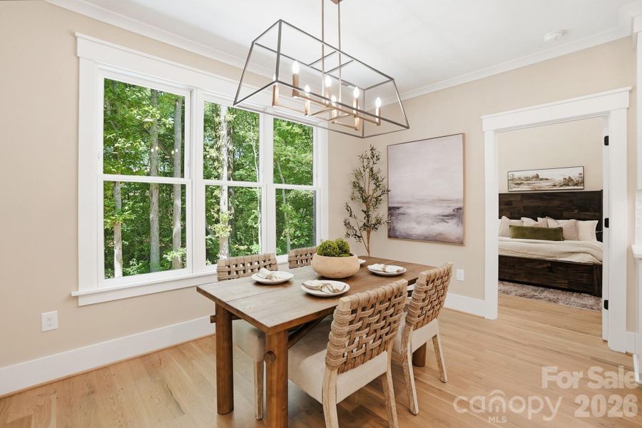Furnished interior view inside a new home in , Marshville (Image 27).