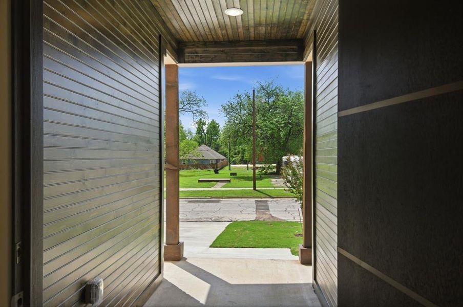 Exterior details and patio area of a home in , Denison (Image 4).