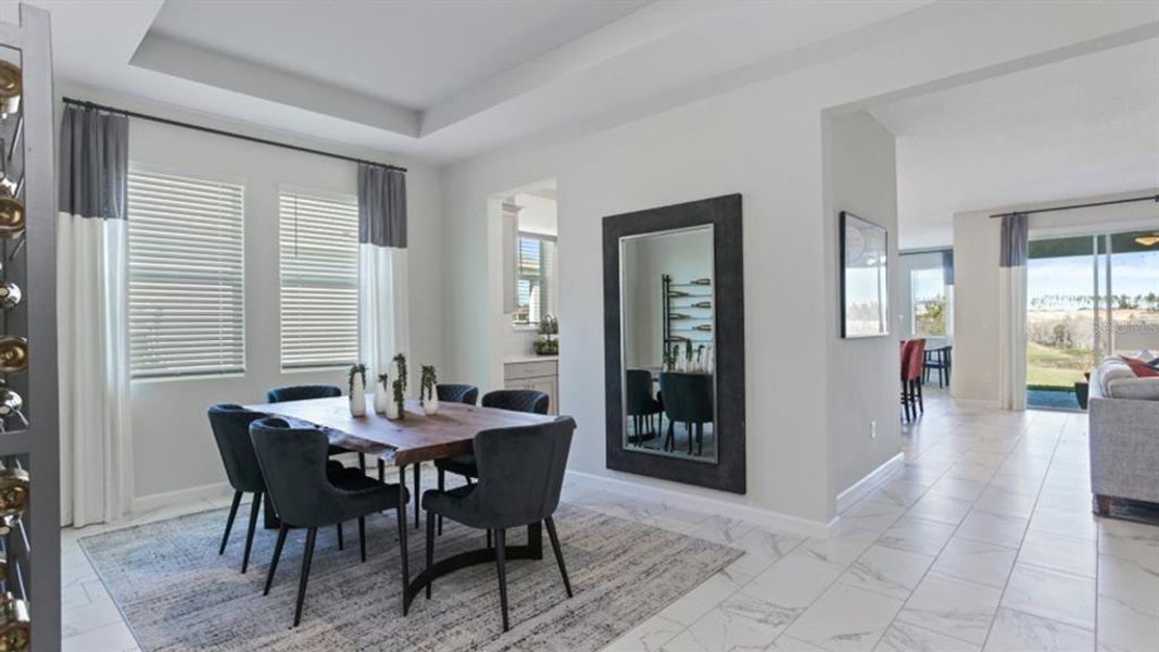 Furnished interior view inside a new home in , Clermont (Image 6). Furnished interior view inside a new home in , Clermont (Image 6).