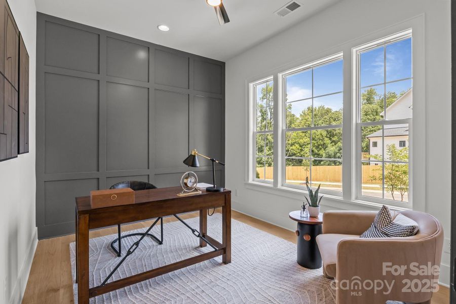 Furnished interior view inside a new home in , Charlotte (Image 30).