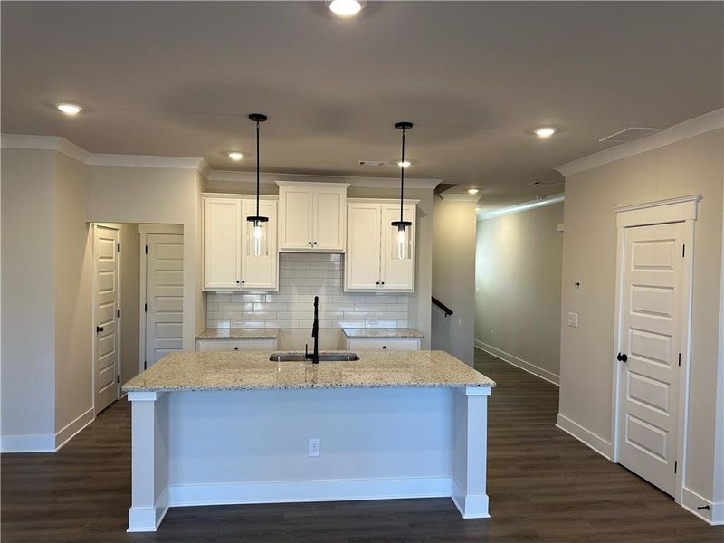 Furnished interior view inside a new home in Millstone at Mundy Mill, Gainesville (Image 7).