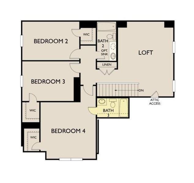 The Hyde Floor plan The Hyde Floor plan