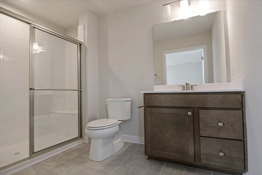 Furnished interior in a model home at Garrison Farms in Seneca (Image 18).