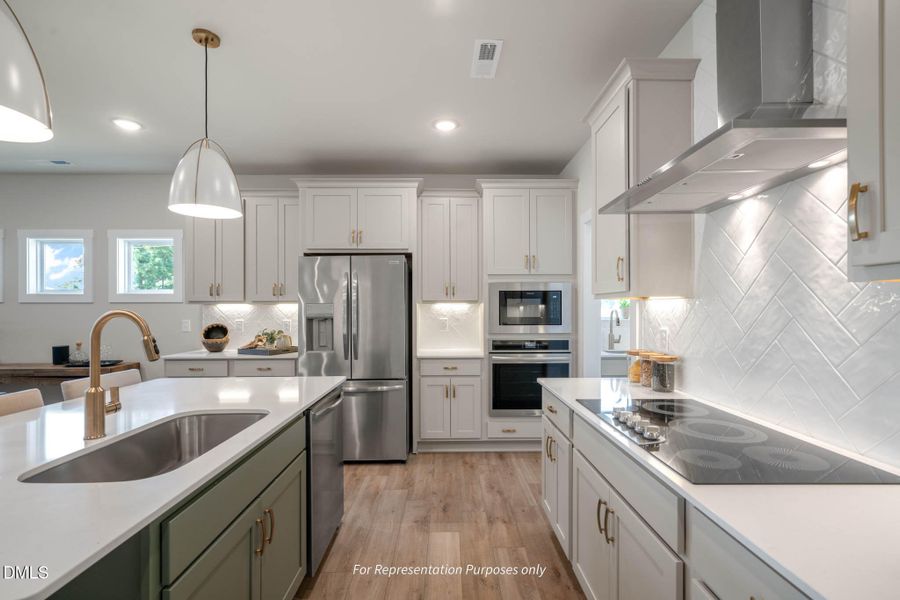 Clayton Staged w_ Messy and gourmet kitc