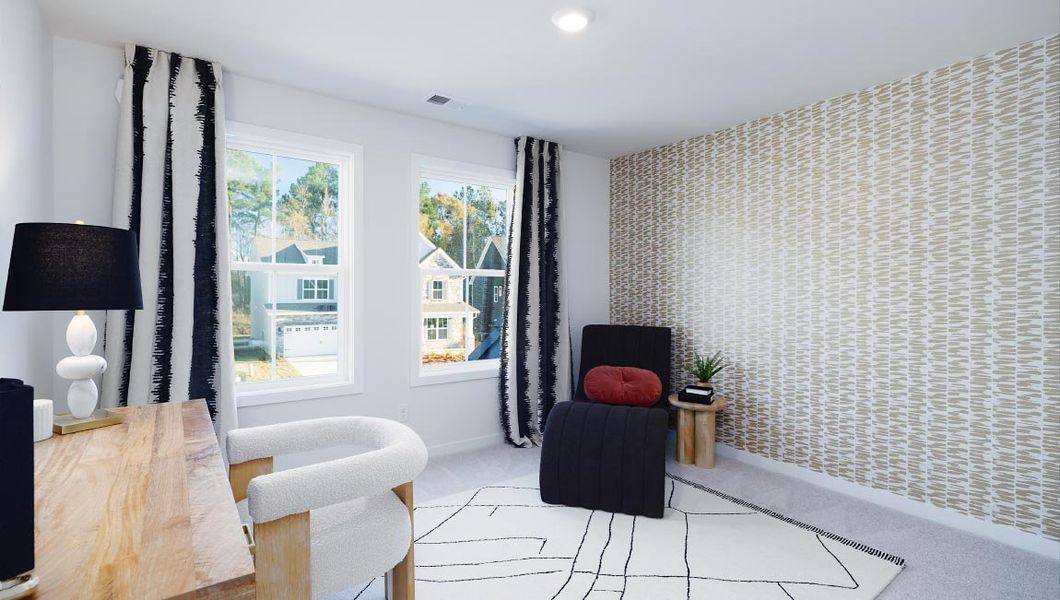 Furnished interior view inside a new home in Westport, York (Image 34).