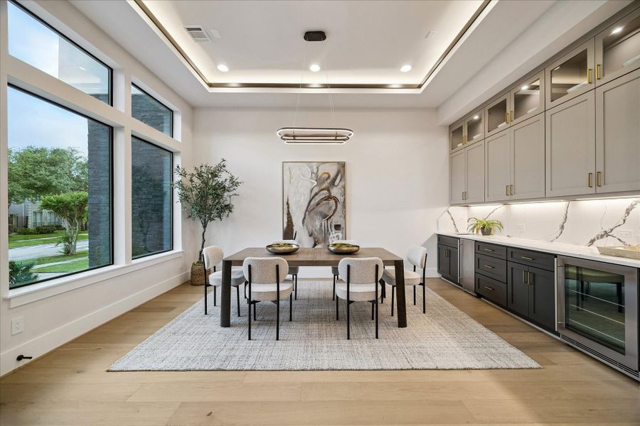 Furnished interior view inside a new home in , Bellaire (Image 32).