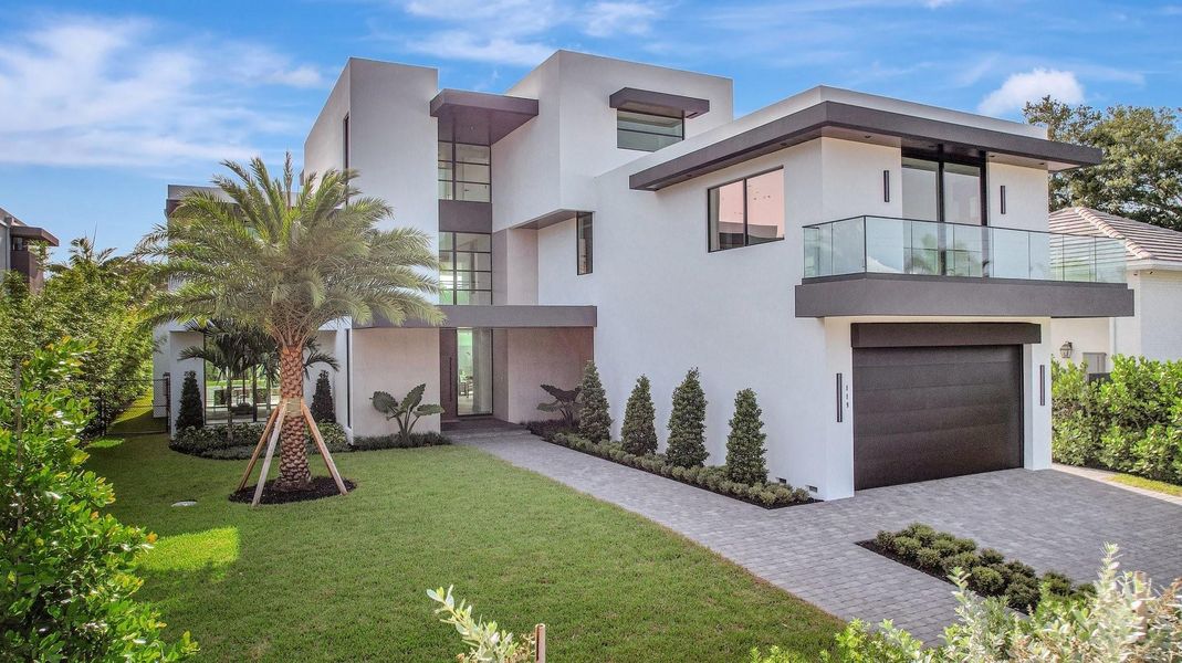 Front exterior of a new home in , Fort Lauderdale, FL, highlighting curb appeal (Image 1). Front exterior of a new home in , Fort Lauderdale, FL, highlighting curb appeal (Image 1).