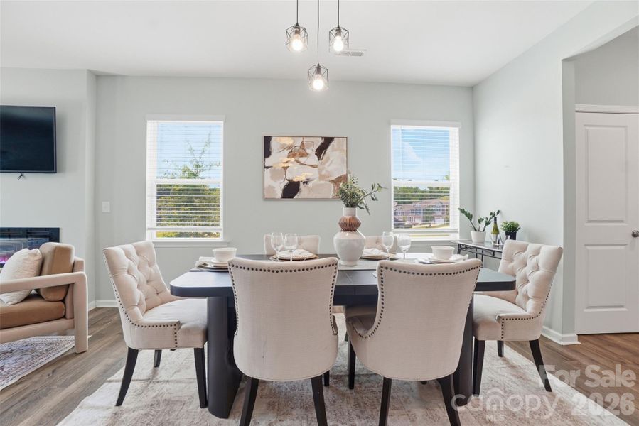 Furnished interior view inside a new home in Fergus Crossing, York (Image 14). Furnished interior view inside a new home in Fergus Crossing, York (Image 14).