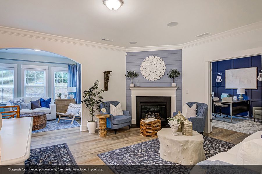 Furnished interior view inside a new home in Brayden, Advance (Image 12).