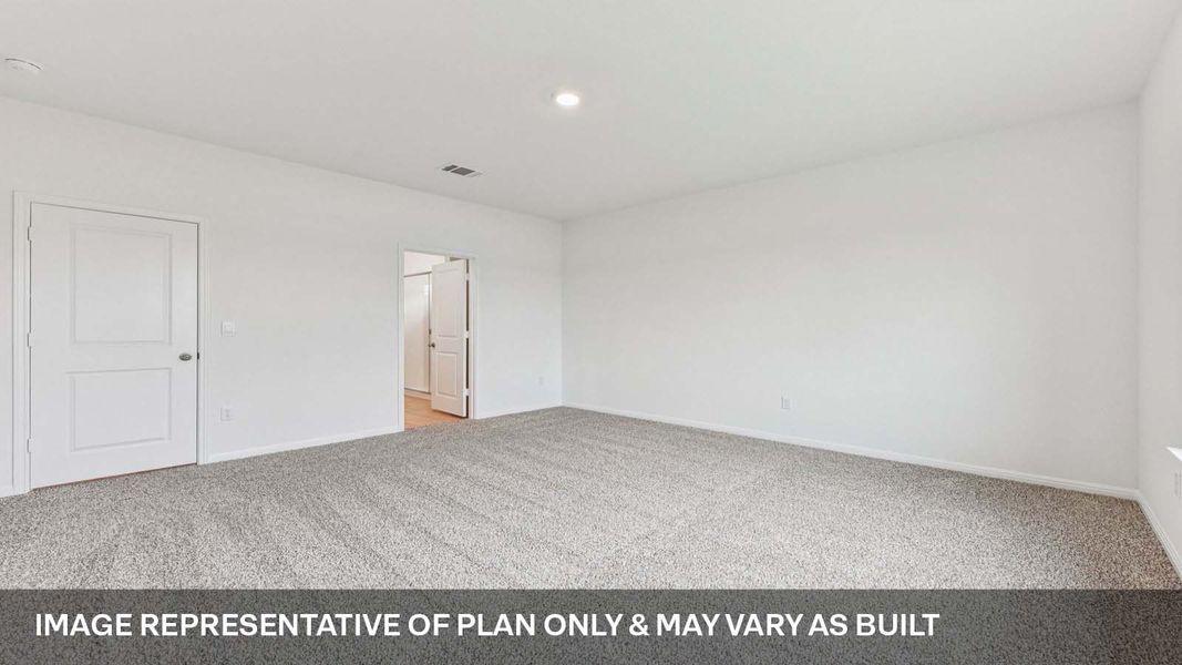Representative unfurnished interior of a home built from the The Mitchell by D.R. Horton in Bar W Ranch, Leander (Image 22).