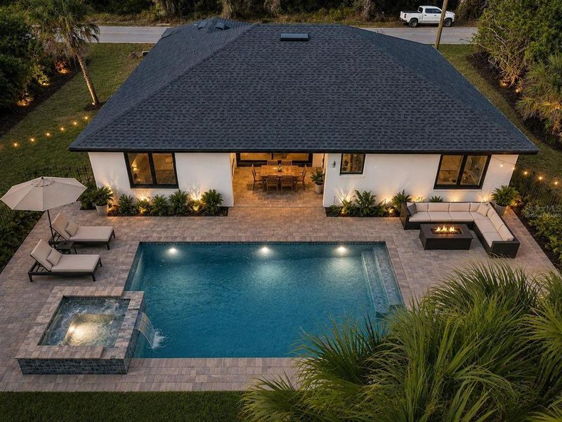 Exterior details and patio area of a home in , Port Charlotte (Image 27). Exterior details and patio area of a home in , Port Charlotte (Image 27).