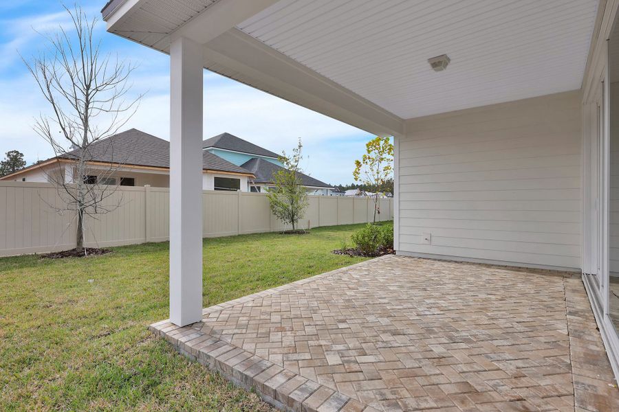 Representative exterior details of a home built from the The Cypress by Providence Homes (Florida) in Reflections at Nocatee, Nocatee (Image 3).