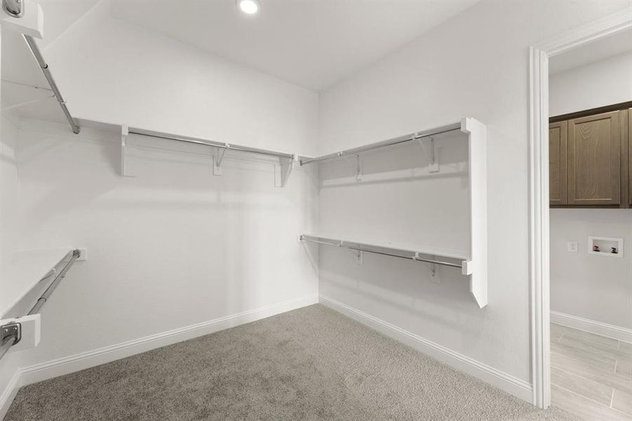Primary Closet - Representative Photo