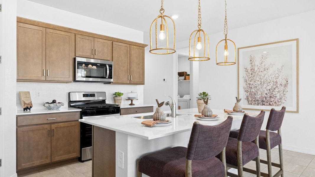 Furnished interior view inside a new home in Rio Rancho Estates, Wittmann (Image 7).