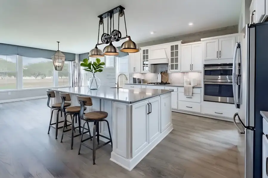 Representative furnished interior of a home built from the Paxton by Fischer Homes in Governor’s Preserve, Canton (Image 36).
