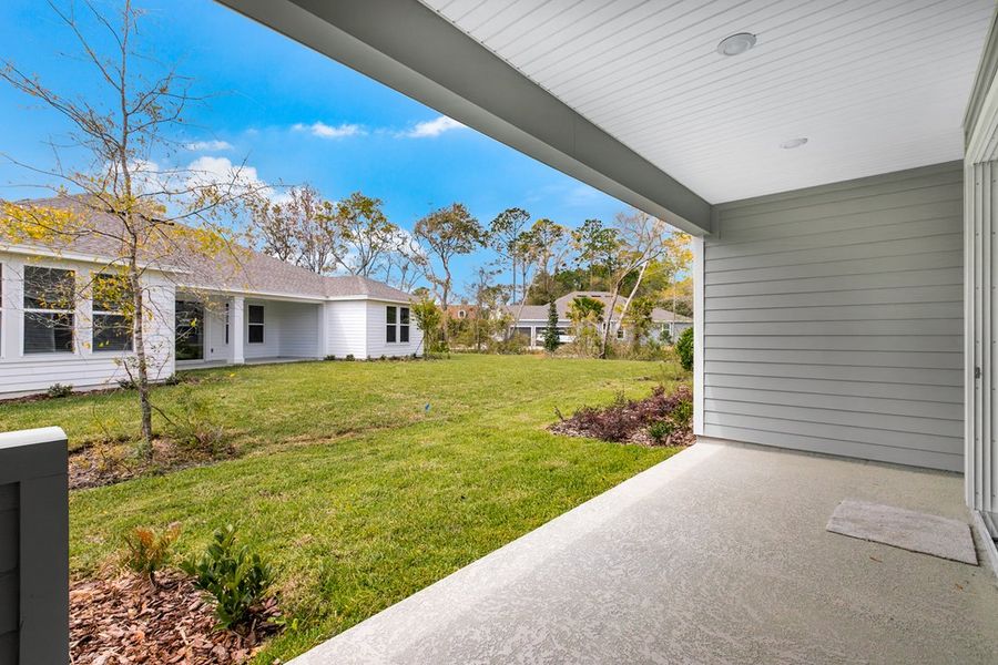 Exterior details and patio area of a home in Osprey Cove, St. Marys (Image 3). Exterior details and patio area of a home in Osprey Cove, St. Marys (Image 3).