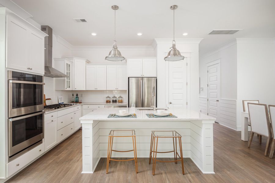 Furnished interior view inside a new home in Heron's Walk at Summers Corner: Row Collection, Summerville (Image 6).